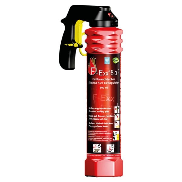 Tectro Fat/Grease Fire Extinguisher F-Exx 8.0 F