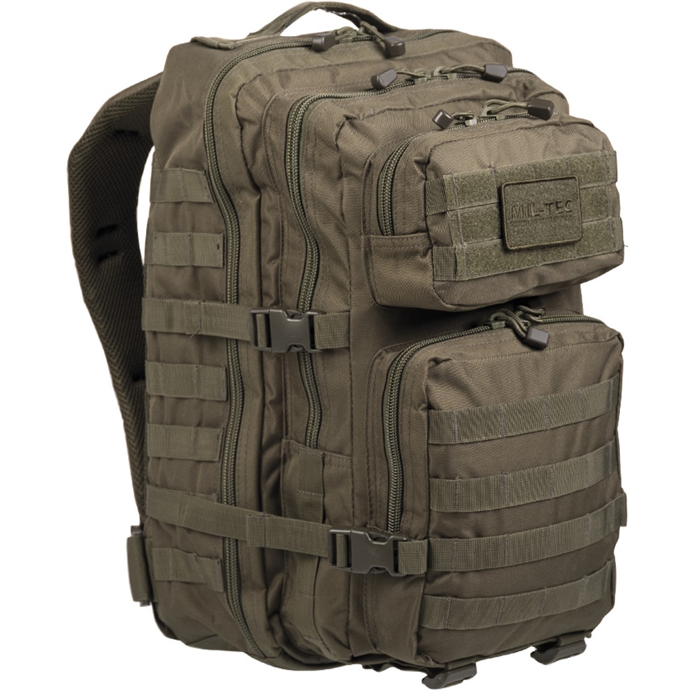 Mil-Tec Us Assault Pack 36 Ltr Mandra Tan Backpack Airsoft Camping Hunting 