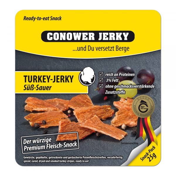 Conower Turkey Jerkey Sweet and Sour 25 g