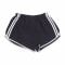 French Sport Shorts with Stripes Like New dark blue
