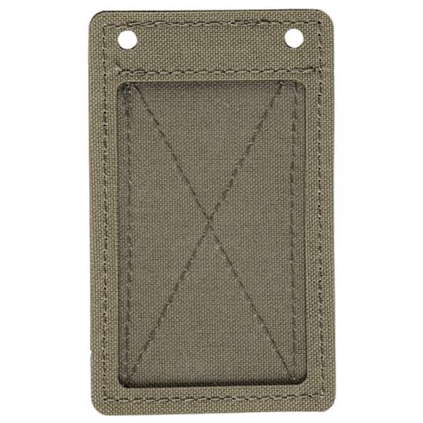 MD-Textil Service ID Pocket with Hook and Loop stone gray olive