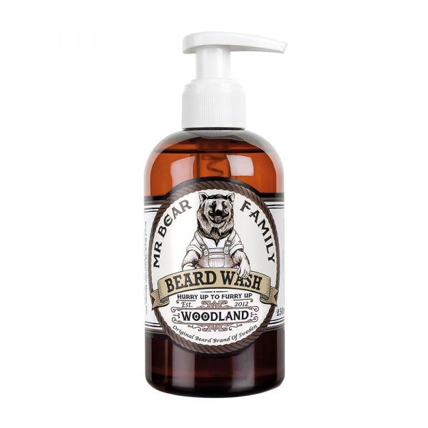 Mr. Bear Family Beard Wash Woodland Beard Shampoo 250 ml