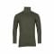 German Army Zip Polo Shirt Winter Version olive green