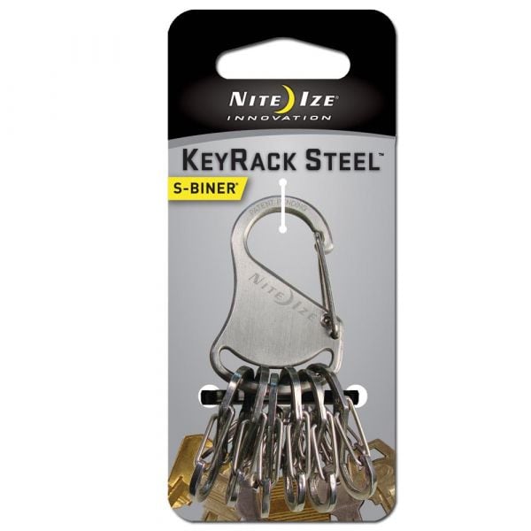 Nite Ize Key Rack Set Stainless Steel
