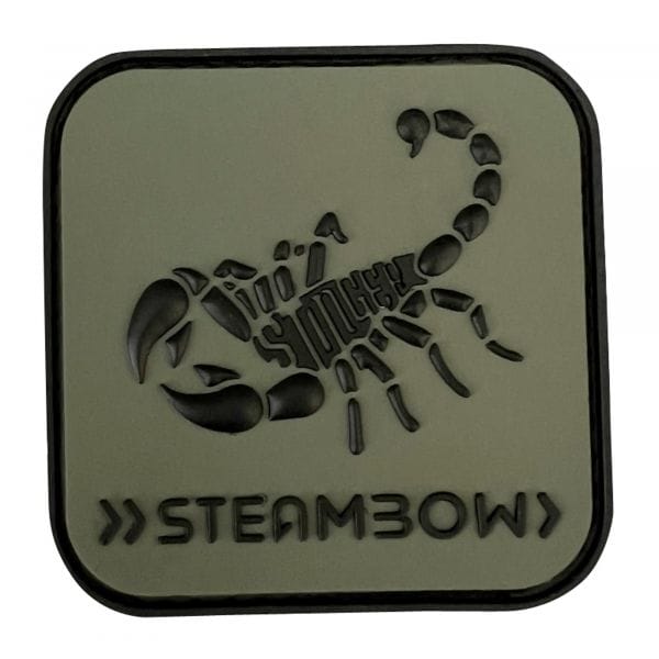 Steambow 3D Rubber Patch Stinger olive green