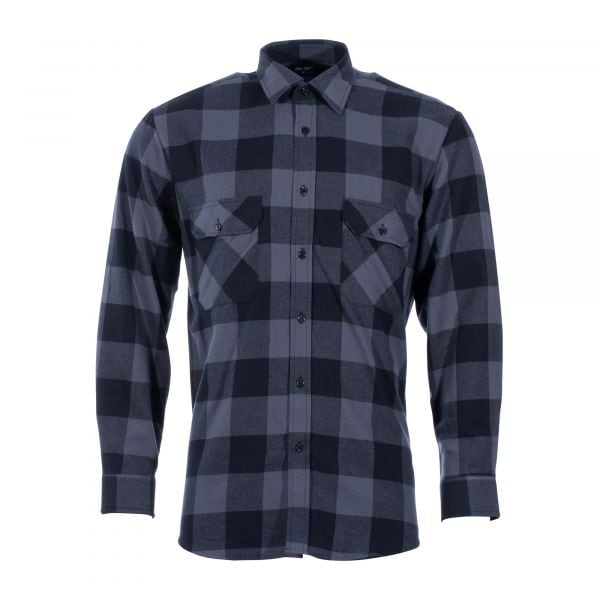 Mil-Tec Lumberjack Shirt Light black/gray