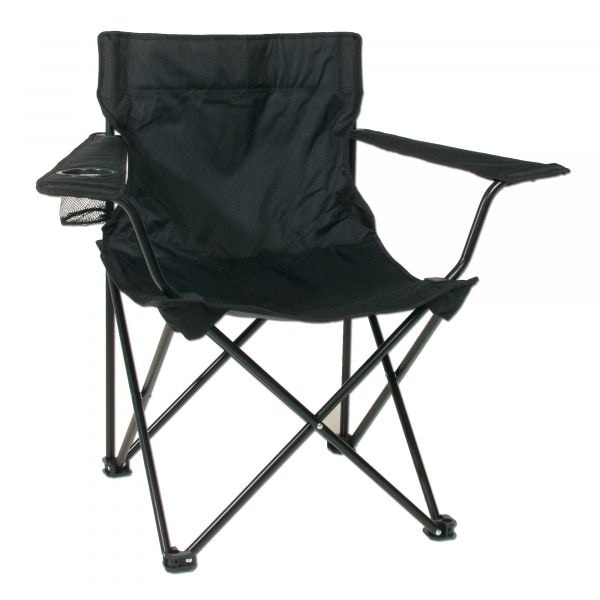 Folding Chair with Steel Frame black