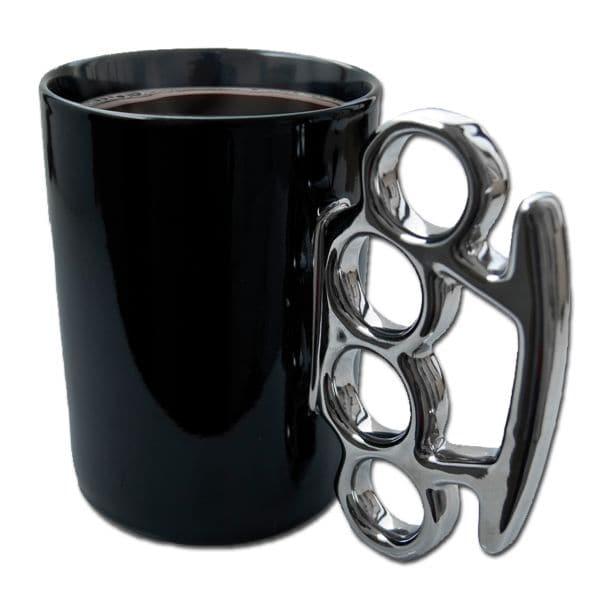 Brass Knuckles Coffee Mug 300 ml black