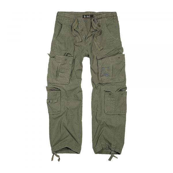 Purchase the Brandit Pure Vintage Trousers olive by ASMC