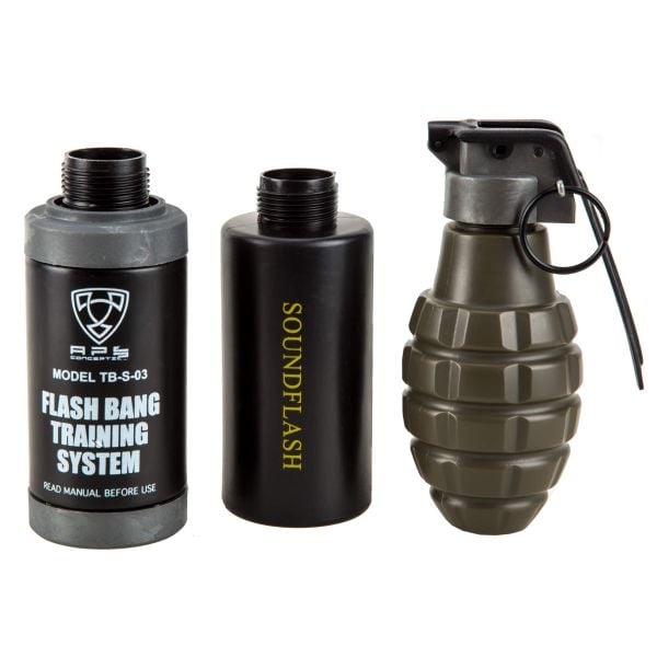 Thunder-B Airsoft Sound Grenade Set Pineapple Shell