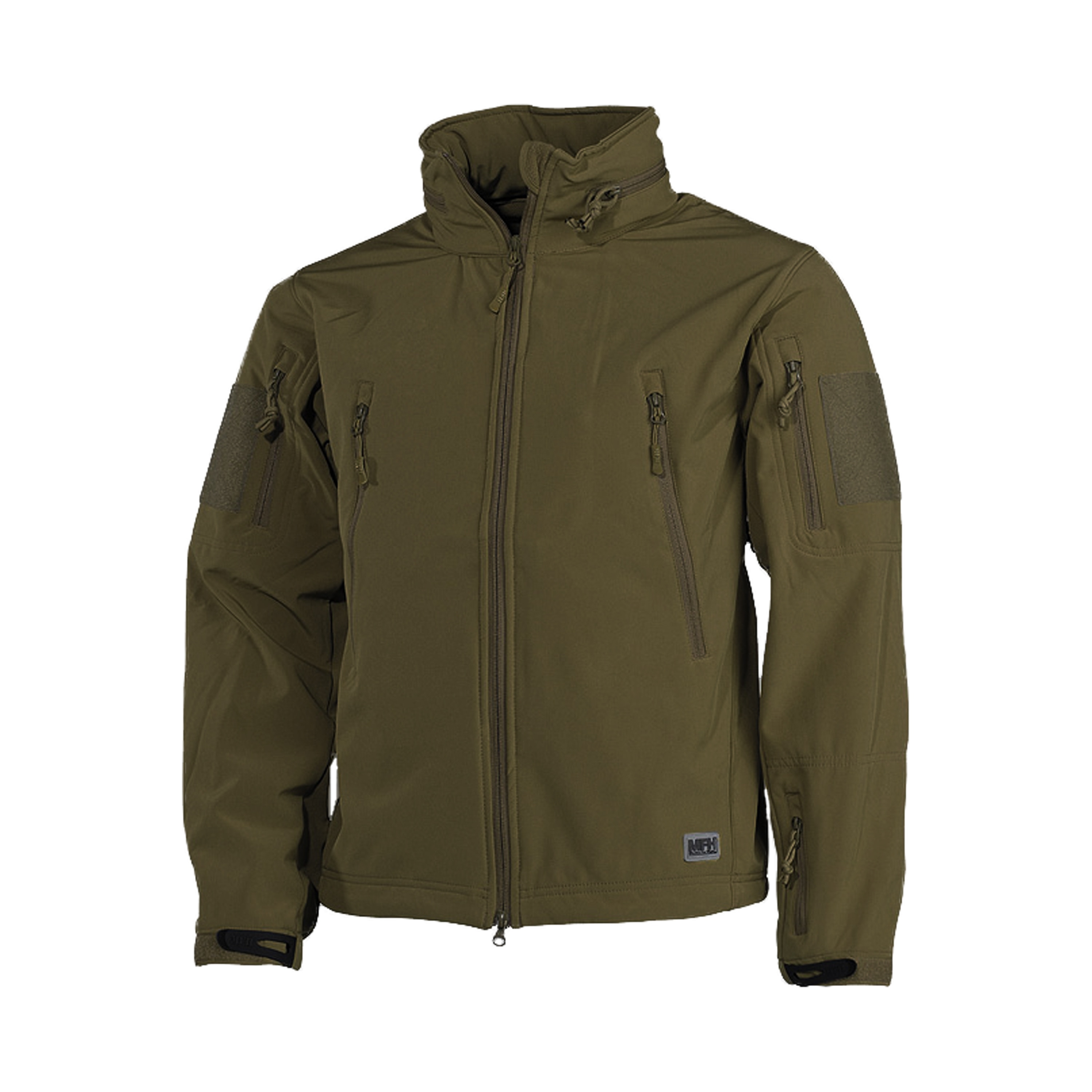 Purchase the Softshell Jacket Scorpion olive by ASMC