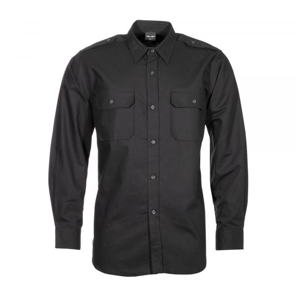 Purchase the Mil-Tec U.S. Field Shirt Ripstop black by ASMC