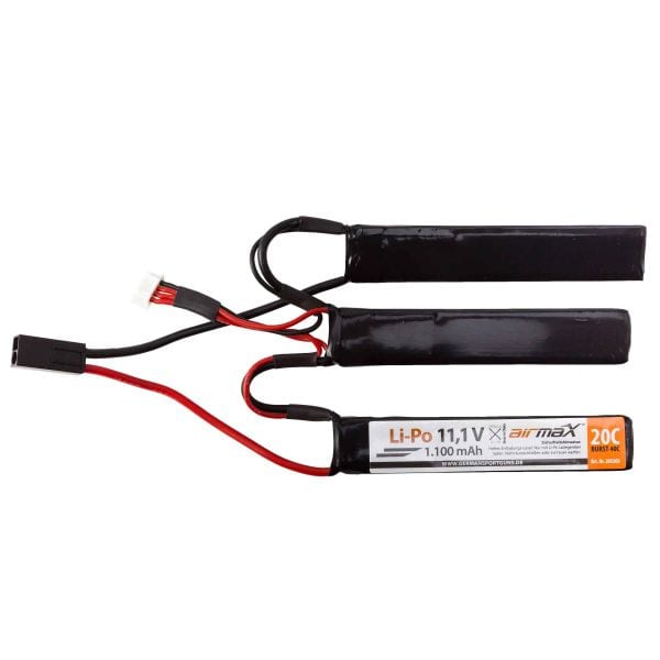 GSG Li-Po Battery 11.1V 1100 mAh Triple Stick
