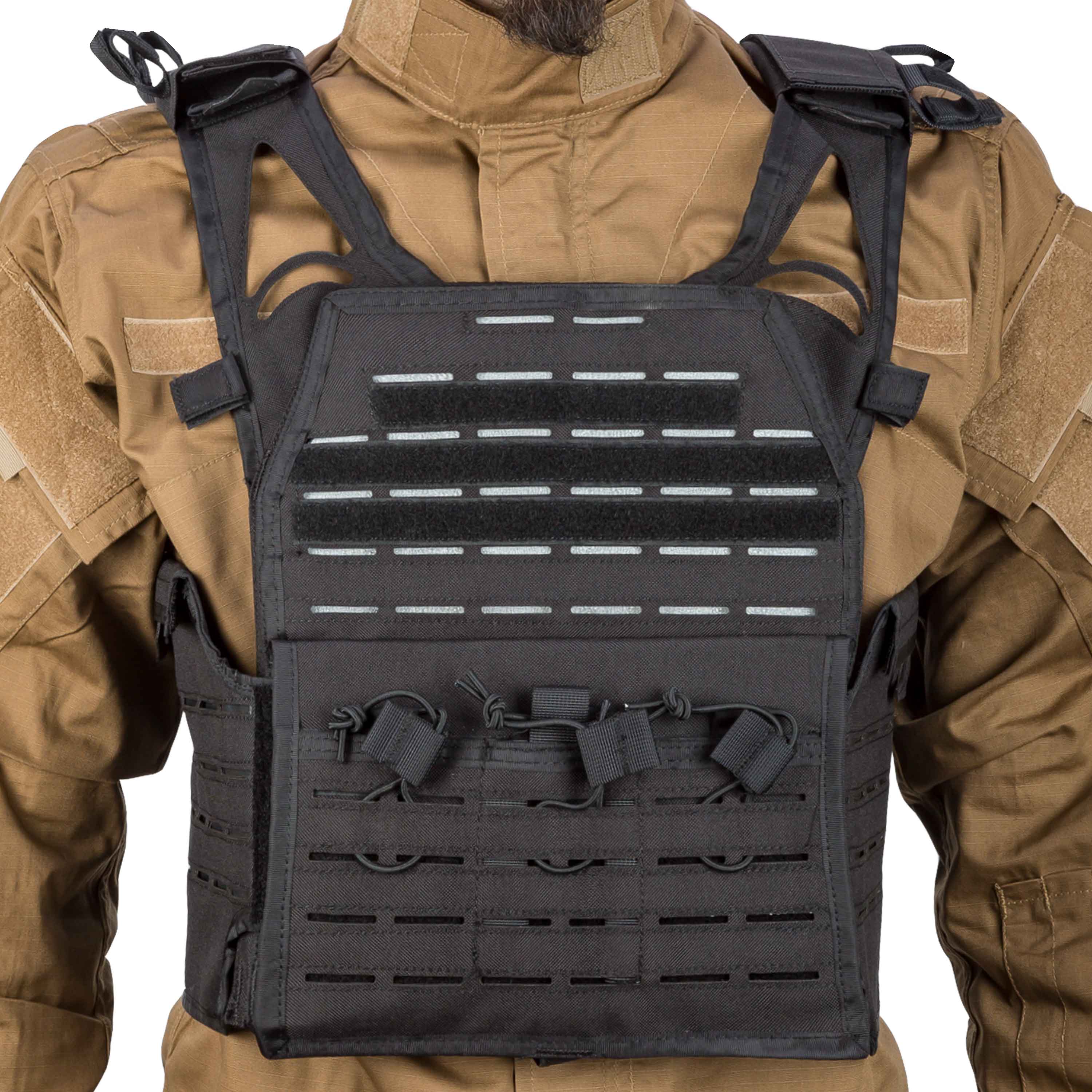 Invader Gear QRB Plate Carrier Airsoft Army Kampfweste Paintball Lasercut Premium 