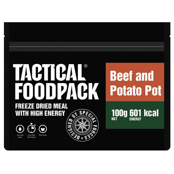 Tactical Foodpack Freeze Dried Meal Beef and Potato Pot