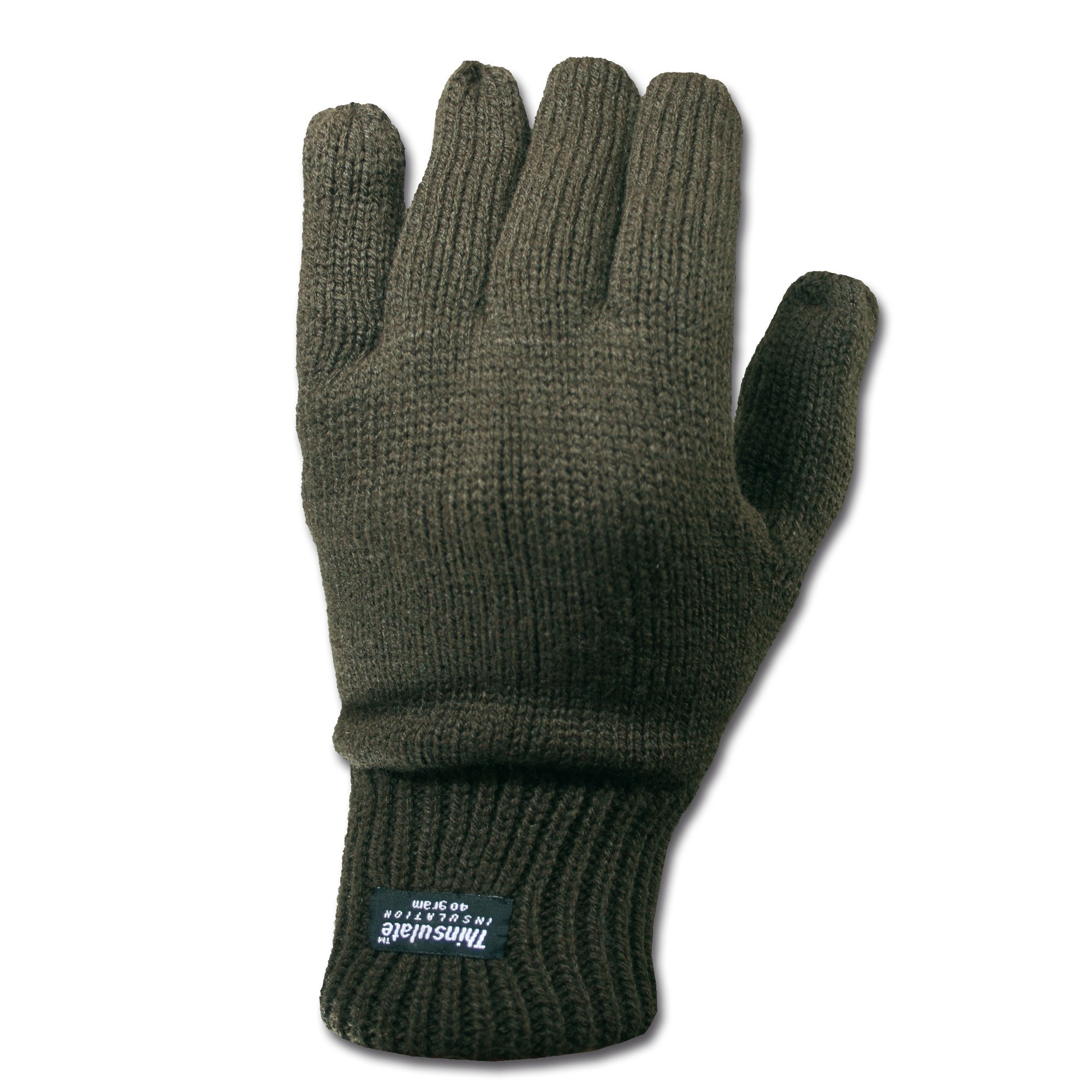 Knitted Thinsulate Gloves olive | Knitted Thinsulate Gloves olive ...
