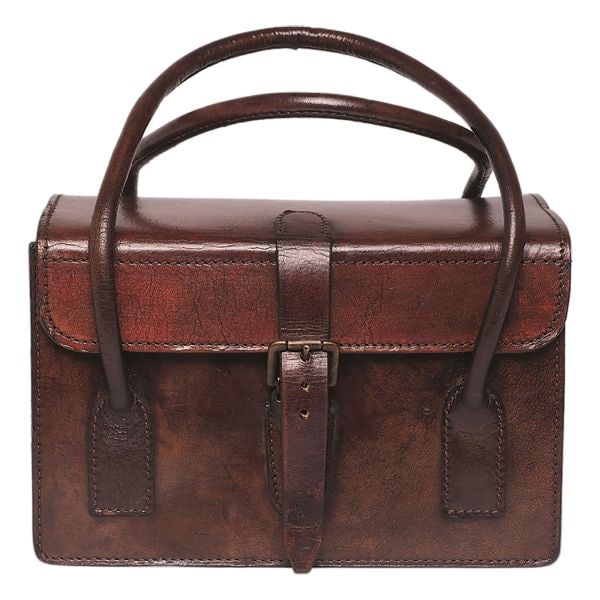 Handbag Leather brown