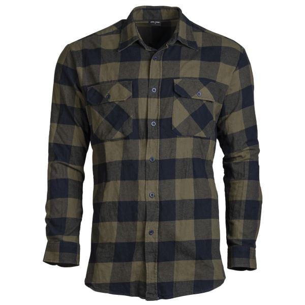 Mil-Tec Lumberjack Shirt Light black/olive