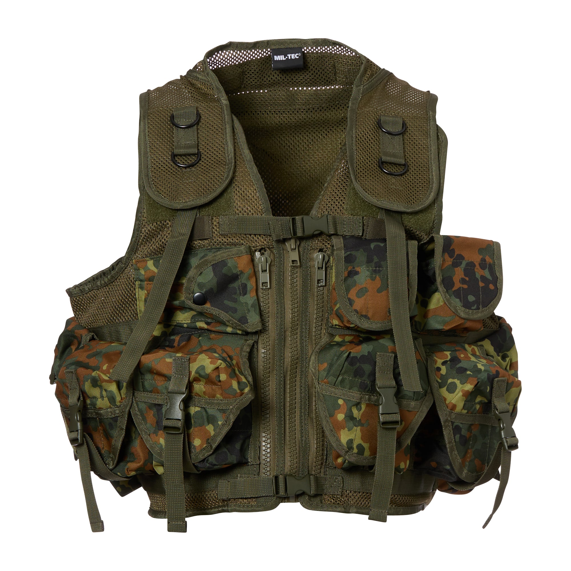 Mil-Tec Tactical Vest flecktarn, Mil-Tec Tactical Vest flecktarn, Tactical Vests, Military Equipment