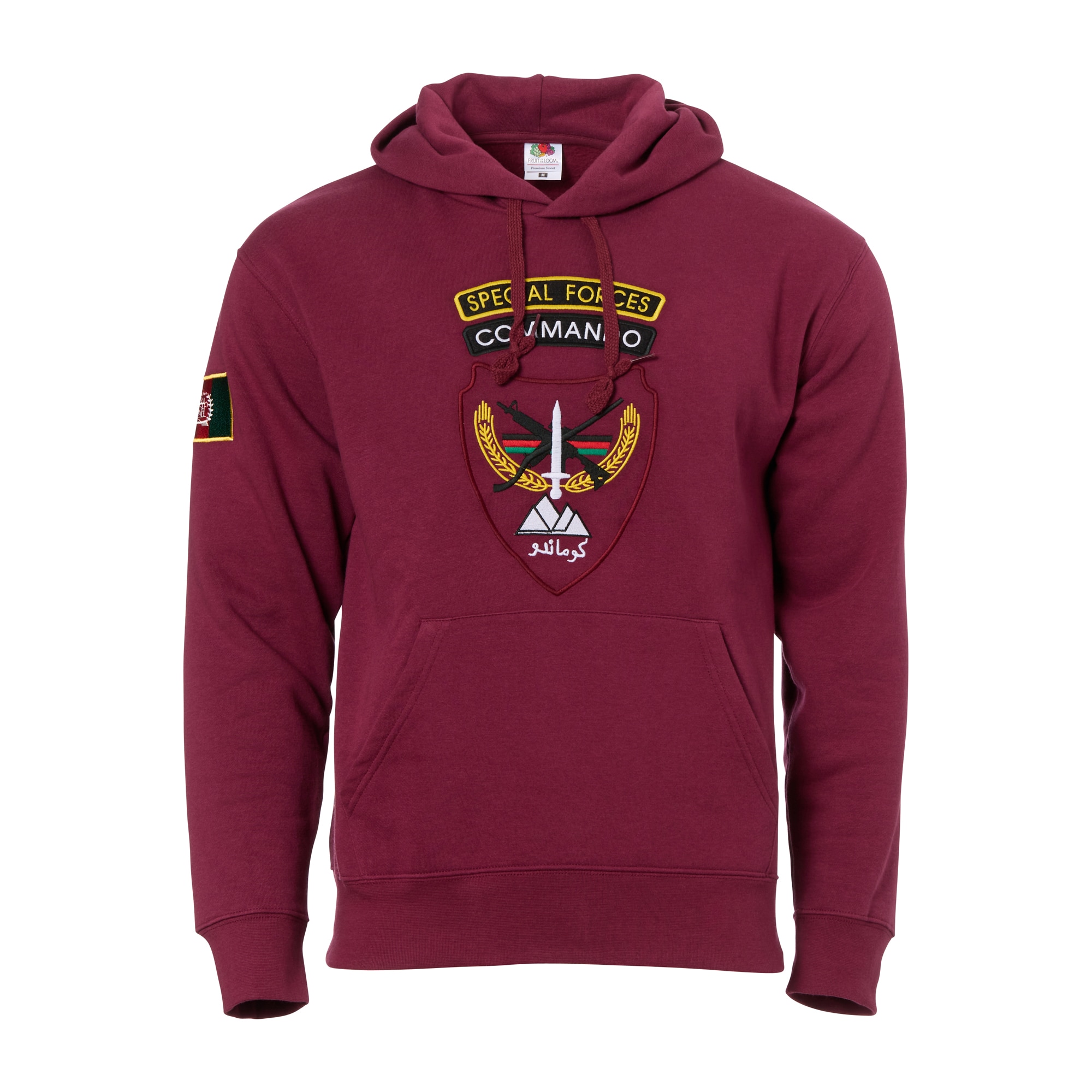 Purchase the La Patcheria Hoodie Marsoc Ana Commando SF red by A