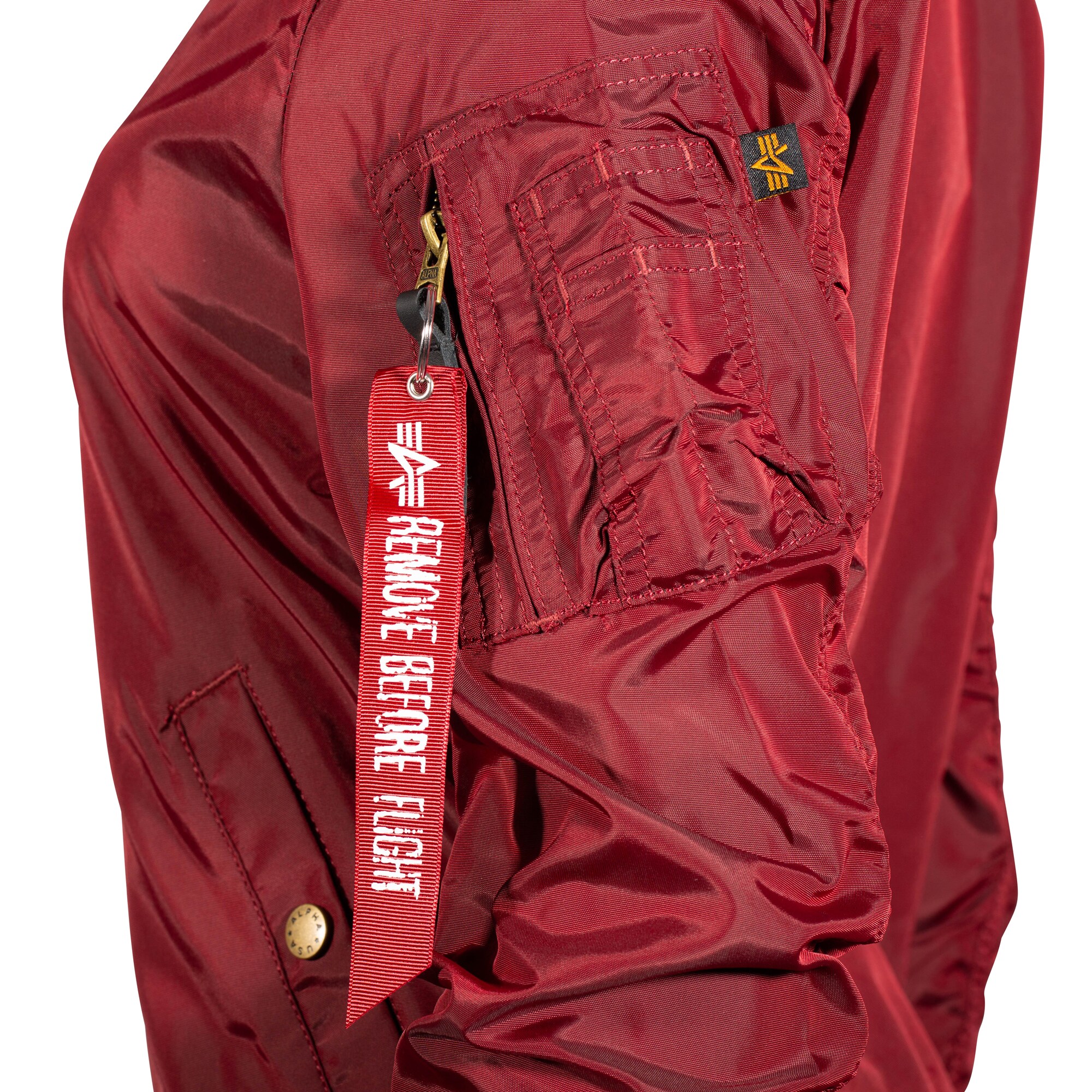 Purchase the Alpha Industries Women\'s Jacket MA1 TT Rep. burgund