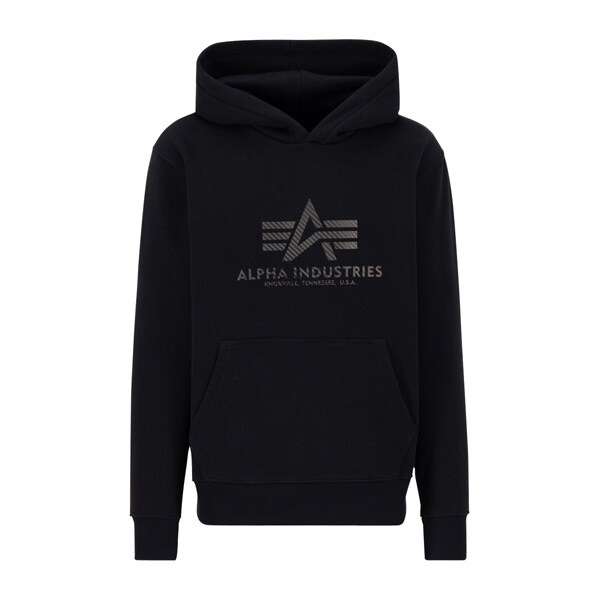 Alpha Industries Sweatshirts Men Hooded Hoodie | Carbon Basic Hoodie | | | Industries Basic black Clothing black Alpha Sweaters Carbon 