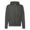 Fruit of the Loom Classic Hooded Sweat Jacket graphite