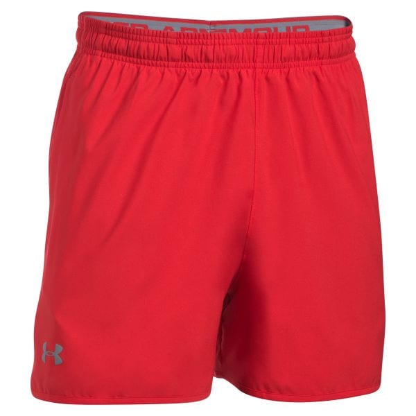 Under Armour Short Qualifier 5 In. Woven red/gray
