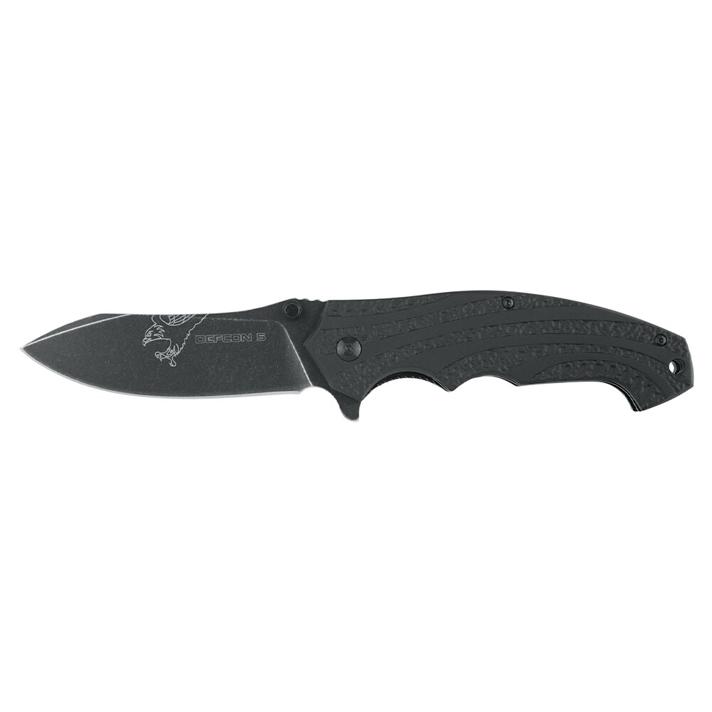 Purchase The Defcon 5 Tactical Folding Knife Alpha Black By Asmc