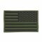 3D-Patch U.S.A. Flag big olive