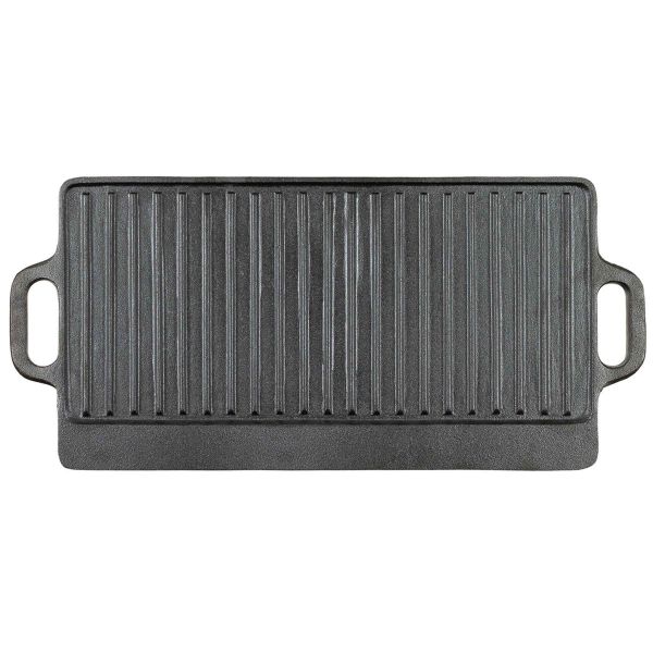 Fox Outdoor Cast Iron Grill Plate with Handles