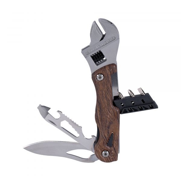 KH Security Multitool 10 pcs. brown black silver colored