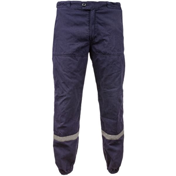 Used French Fire Brigade Pants Kermel blue