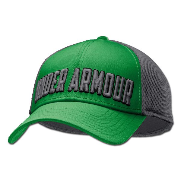 Baseball Cap Under Armour Stand Out Stretch Fit green