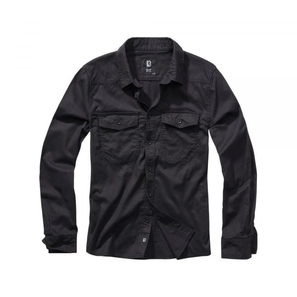 Brandit Flannel Shirt black