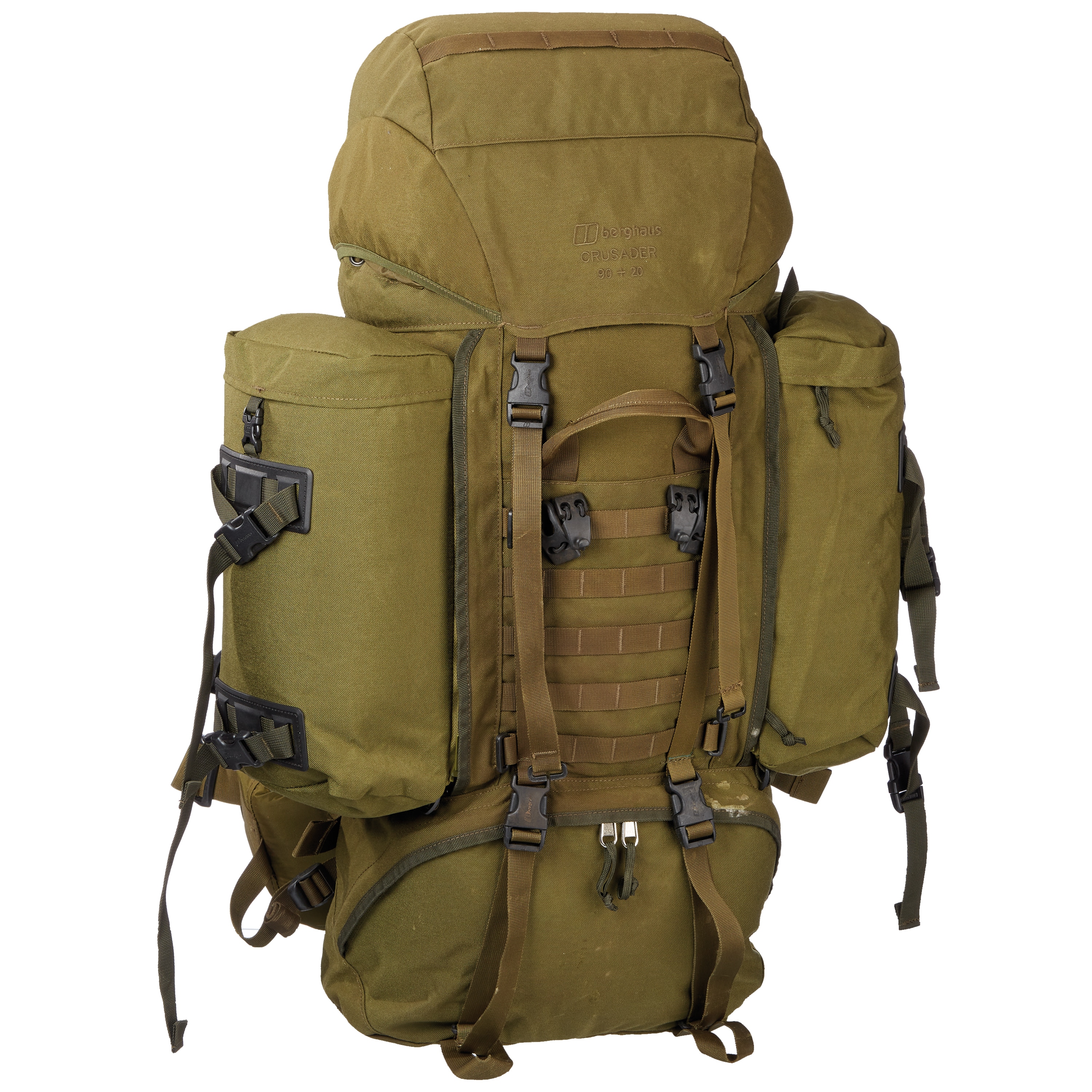 Purchase the Used Berghaus Backpack Crusader 90+20 olive by ASM