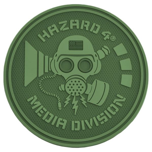 Hazard 4 Rubber Patch Media Division olive