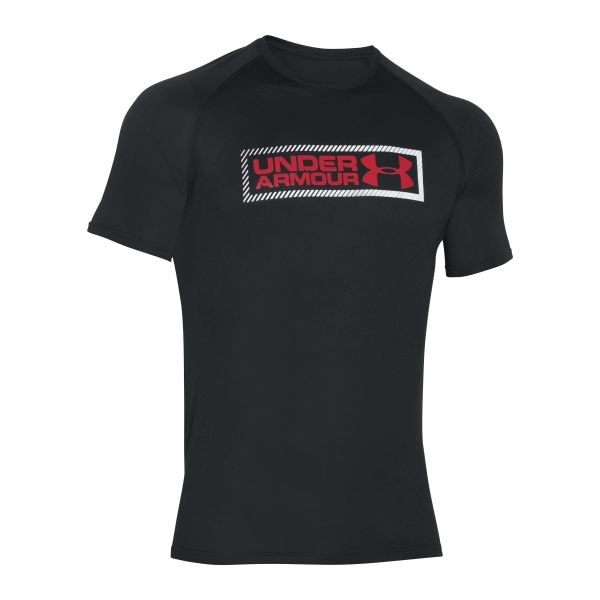 Under Armour T-Shirt Tech Double Up black/red