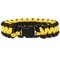 Survival Paracord Bracelet yellow/black