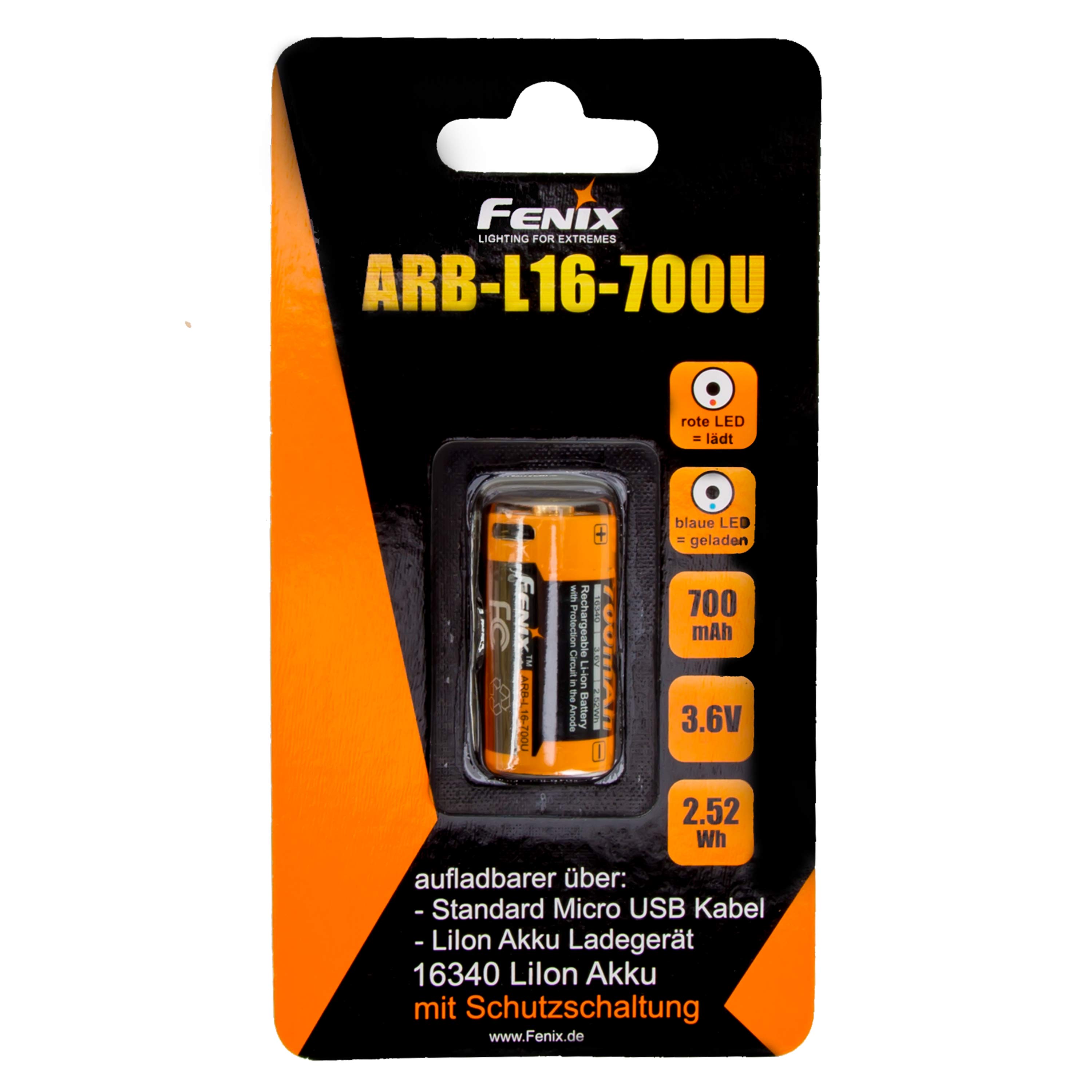 Purchase Fenix Fenix Battery 16340 ARB-L16-70